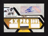Antonio Gates 2008 Topps Triple Threads Autographed Relic Gold #TTRA134 #2/3 at PristineAuction.com