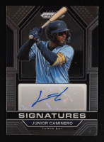 Junior Caminero 2023 Panini Prizm Signatures #54 RC at PristineAuction.com