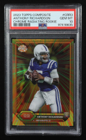 Anthony Richardson 2023 Topps Composite Chrome Radiating Rookies #CRR3 (PSA 10) at PristineAuction.com