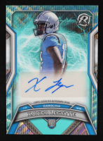 Xavier Legette 2024 Topps Resurgence Resurgence Rookie Signatures Aqua Surge #RRSXL #180/249 RC at PristineAuction.com