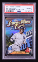 Aaron Judge 2024 Topps Chrome Summertime in the Park #SITP3 (PSA 10) at PristineAuction.com