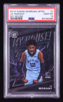 Ja Morant 2019-20 Donruss Optic My House #7 RC (PSA 10) at PristineAuction.com