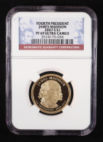 2007-S U.S. Presidential Proof $1 Coin - James Madison 4th President (NGC PF69 ULTRA CAMEO) at PristineAuction.com