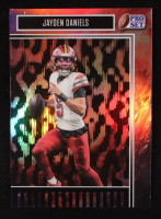 Jayden Daniels 2025 Leaf Pro Set Metal Prismatic Galaxy #71 #1/1 at PristineAuction.com