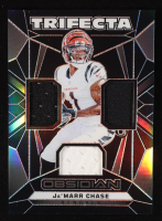 Ja'Marr Chase 2024 Panini Obsidian Trifecta Swatches #32 at PristineAuction.com