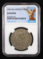 1961-Mo Mexico Silver Peso (NGC GENUINE) at PristineAuction.com