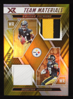 George Pickens RC / Diontae Johnson 2022 Panini XR Team Materials Gold #38 #06/10 at PristineAuction.com