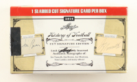 2014 Leaf History of Football Cut Signature Edition Box at PristineAuction.com