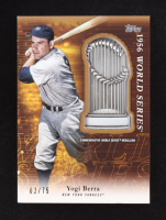 Yogi Berra 2023 Topps Update Commemorative Postseason Trophy Medallions Gold #PTMYB #02/75 at PristineAuction.com
