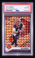 Joe Burrow 2021 Panini Mosaic Mosaic Reactive Orange #226 AFC (PSA 10) at PristineAuction.com