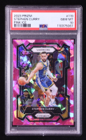 Stephen Curry 2023-24 Panini Prizm Prizms Pink Ice #119 (PSA 10) at PristineAuction.com
