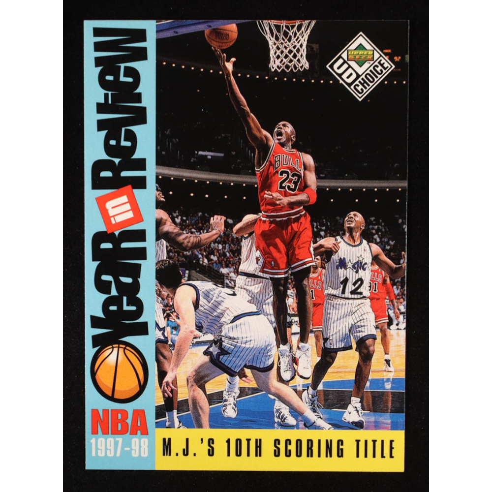 Michael Jordan 1998-99 UD Choice #189 YIR at PristineAuction.com