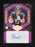 Rome Odunze 2024 Panini Illusions Rookie Vision Signatures Purple #5 RC #20/50 at PristineAuction.com