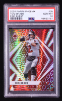 Tom Brady 2020 Panini Phoenix Fire Burst #35 (PSA 10) at PristineAuction.com