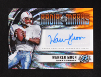 Warren Moon 2024 Topps Resurgence Radial Marks Autographs Orange Power Surge #RMWM #16/25 at PristineAuction.com
