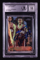 Allen Iverson Signed 1996-97 Topps Chrome #171 RC Inscribed "HOF 2K16" (BGS | Auto Graded 10) at PristineAuction.com
