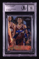 Allen Iverson Signed 1996-97 Topps Chrome #171 RC Inscribed "ROY 97" (BGS | Auto Graded 10) at PristineAuction.com