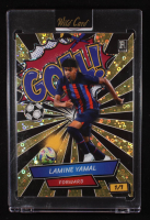 Lamine Yamal 2024 Wild Card Comix GOAL! Black and Gold Donut Circles #ACGR-LY5 RC #1/1 at PristineAuction.com