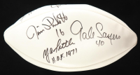 NFL Hall of Famers Football Signed by (10) with Jim Plunkett, Y.A. Tittle, Gale Sayers, & Fran Tarkenton (JSA) at PristineAuction.com