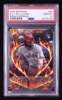 Elly De La Cruz 2024 Bowman Chrome Rising Infernos #RI1 RC (PSA 10) at PristineAuction.com