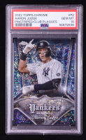 Aaron Judge 2022 Topps Chrome Club Plaques #P2 (PSA 10) at PristineAuction.com