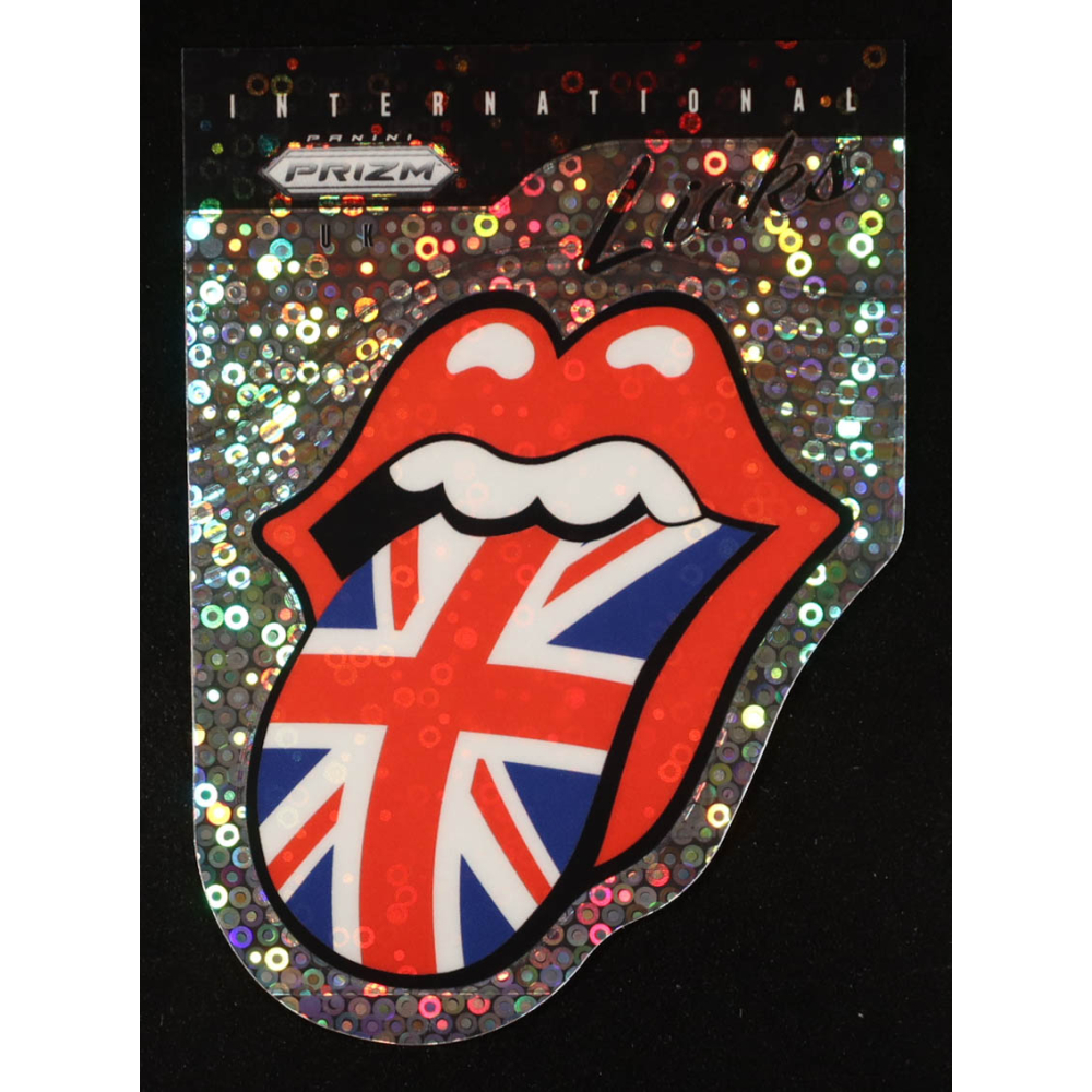 The Rolling Stones 2025 Panini Prizm The Rolling Stones International Licks Die-Cuts Prizms Disco UK#7 #137/149 at PristineAuction.com