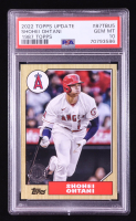 Shohei Ohtani 2022 Topps Update '87 Topps #87TBU5 (PSA 10) at PristineAuction.com