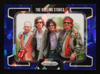The Rolling Stones 2025 Panini Prizm The Rolling Stones Prizms Blue Ice #93 #47/75 at PristineAuction.com