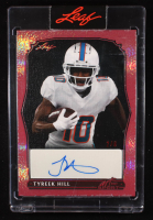 Tyreek Hill 2023 Leaf Art of Sport Autographs Purple Spectrum Holofoil #BATH1 #2/6 at PristineAuction.com