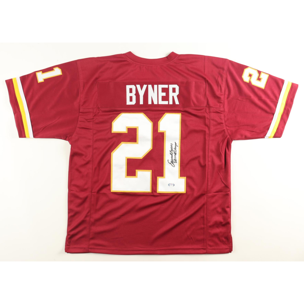 Earnest Byner Signed Jersey Inscribed "SB XXVI Champs" (PSA) at PristineAuction.com