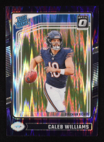 Caleb Williams 2024 Donruss Optic Rated Rookie Purple Shock #201 RC at PristineAuction.com