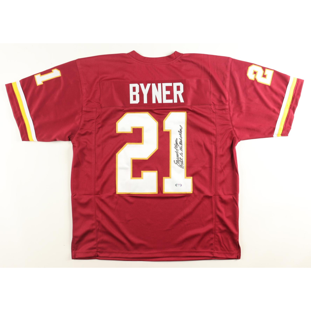 Earnest Byner Signed Jersey Inscribed "Hail To The Redskins" (PSA) at PristineAuction.com