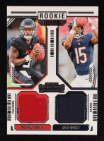 Michael Penix Jr. / Rome Odunze 2024 Panini Contenders Rookie Ticket Dual Swatches #3 RC at PristineAuction.com