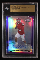 Caleb Williams 2022 Leaf Vibrance Autographs Prismatic Purple Pre-Production Proof #NNO RC #1/1 (Leaf) at PristineAuction.com