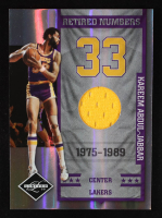 Kareem Abdul-Jabbar 2009-10 Limited Retired Numbers Materials #10 #88/99 at PristineAuction.com