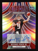 Michael Penix Jr. 2024 Rookies and Stars Airborne Signatures #22 #37/99 RC at PristineAuction.com