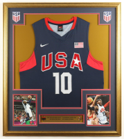Custom Framed Kobe Bryant Team USA Nike Jersey Display at PristineAuction.com