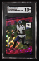 Lamar Jackson 2021 Prestige Xtra Points Premium Pink #22 #43/50 (SGC 10) at PristineAuction.com