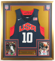 Custom Framed Kobe Bryant Team USA Nike Jersey Display at PristineAuction.com