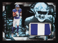 Malik Nabers 2024 Panini Black Futuristic Jerseys Emerald #5 #04/25 RC at PristineAuction.com
