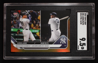 Aaron Judge / Babe Ruth 2025 Topps Now Gold Foil #40 #36/50 (SGC 9.5) at PristineAuction.com