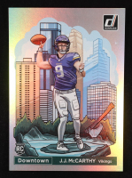 J.J. McCarthy 2024 Donruss Downtown! #11 RC at PristineAuction.com