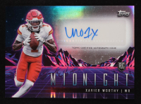 Xavier Worthy 2024 Topps Midnight Rookie Horizon Signatures #RHSXW RC at PristineAuction.com