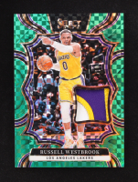 Russell Westbrook 2024-25 Select Throwback Memorabilia Green Prizms #3 #5/5 at PristineAuction.com
