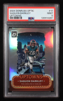 Saquon Barkley 2024 Donruss Optic Uptowns #17 (PSA 9) at PristineAuction.com