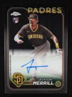 Jackson Merrill 2024 Topps Chrome Rookie Autographs #RAJME RC at PristineAuction.com