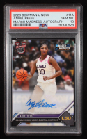 Angel Reese 2023-24 Bowman University Now March Madness Autographs #11A RC #15/99 (PSA 10) at PristineAuction.com