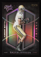 Calvin Johnson 2016 Panini Black Gold Collegiate Holo White Gold Foil #21 #01/10 at PristineAuction.com