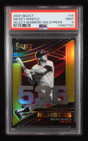 Mickey Mantle 2024 Select Select Numbers Prizms Gold #16 #06/10 (PSA 9) at PristineAuction.com