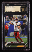 Jayden Daniels 2025 Topps Now #23 RC (CGC 10 | Pristine Black Label) at PristineAuction.com